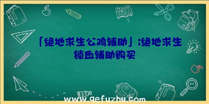 「绝地求生公鸡辅助」|绝地求生锁血辅助购买